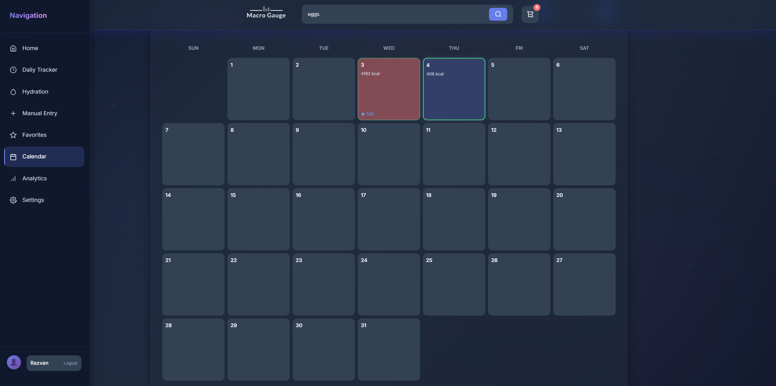 Macro-Gauge Screenshot 3