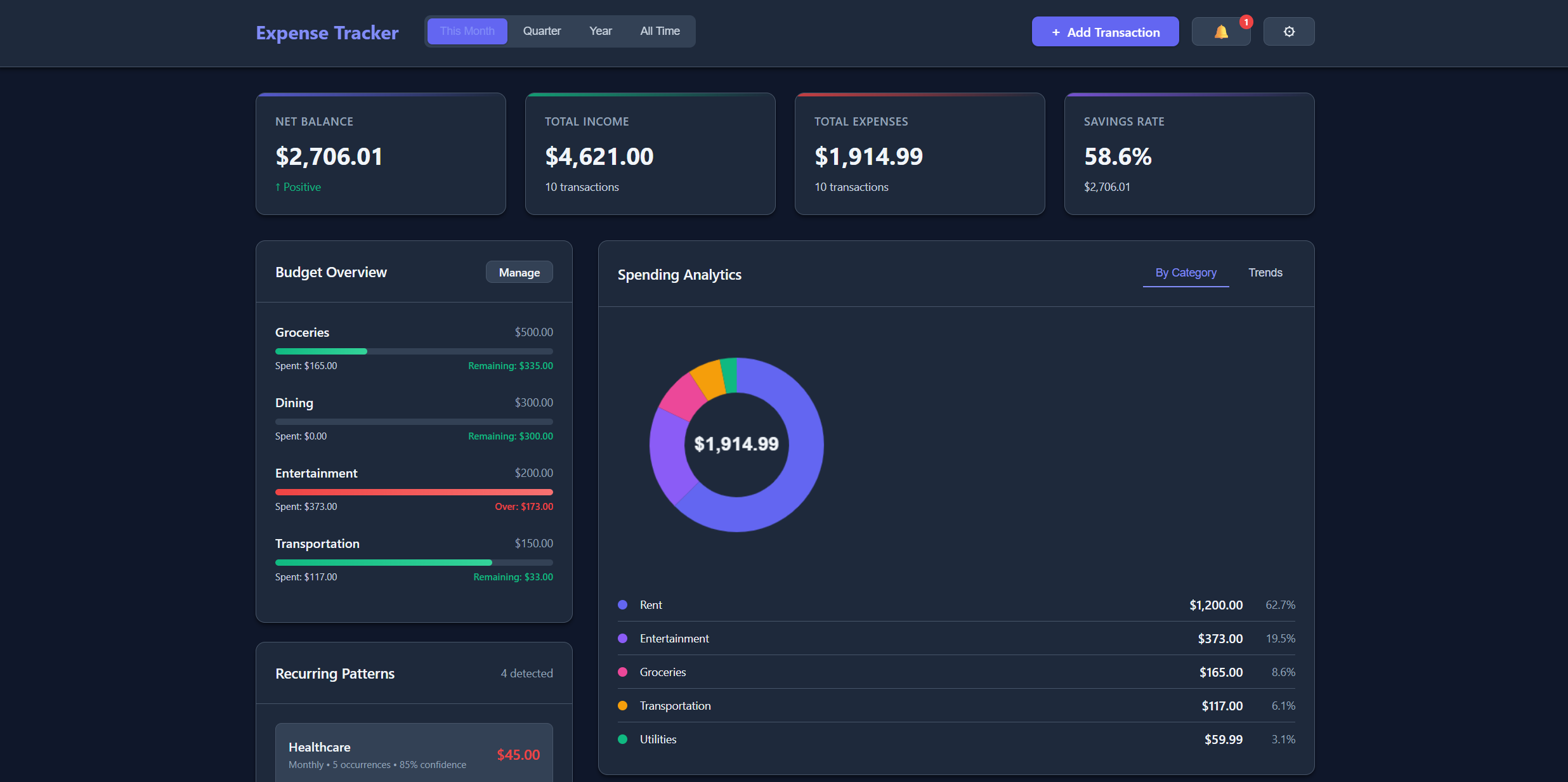 Expense Tracker Thumbnail