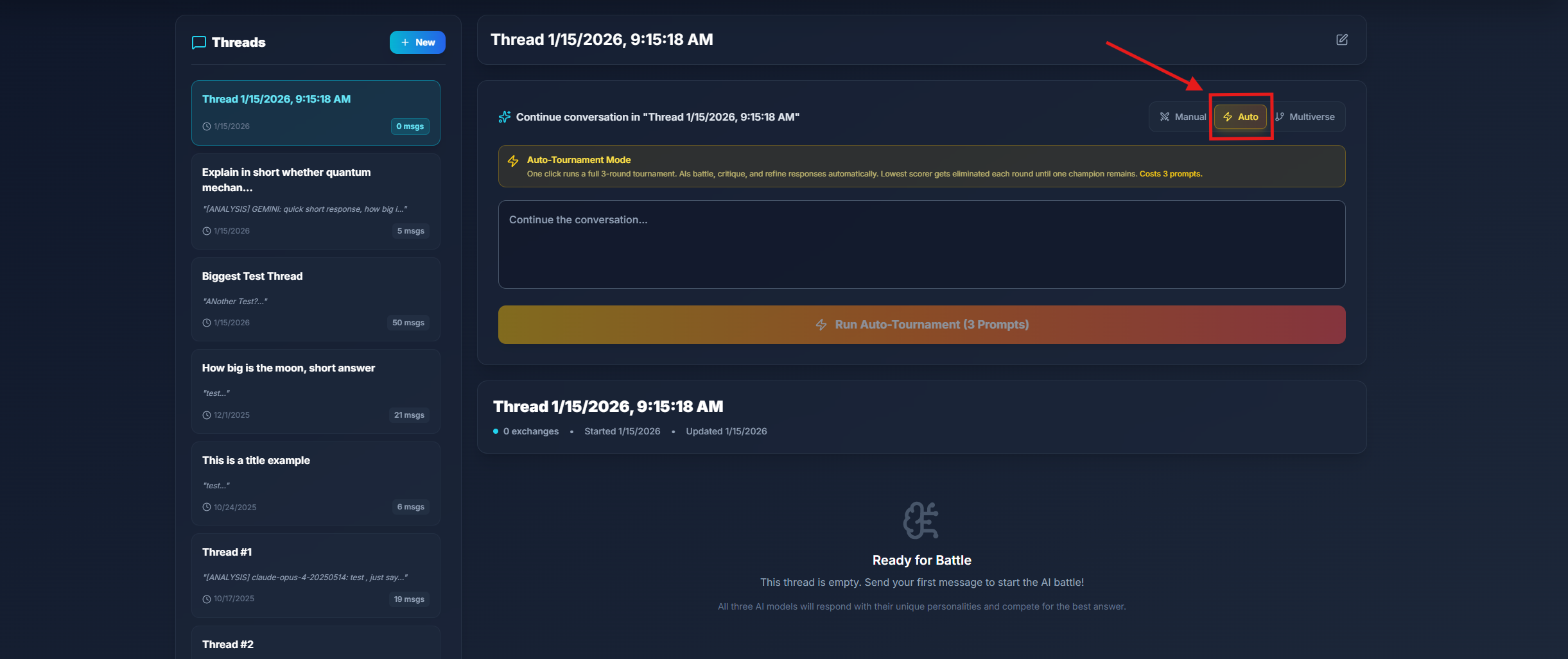 Auto-Tournament Start